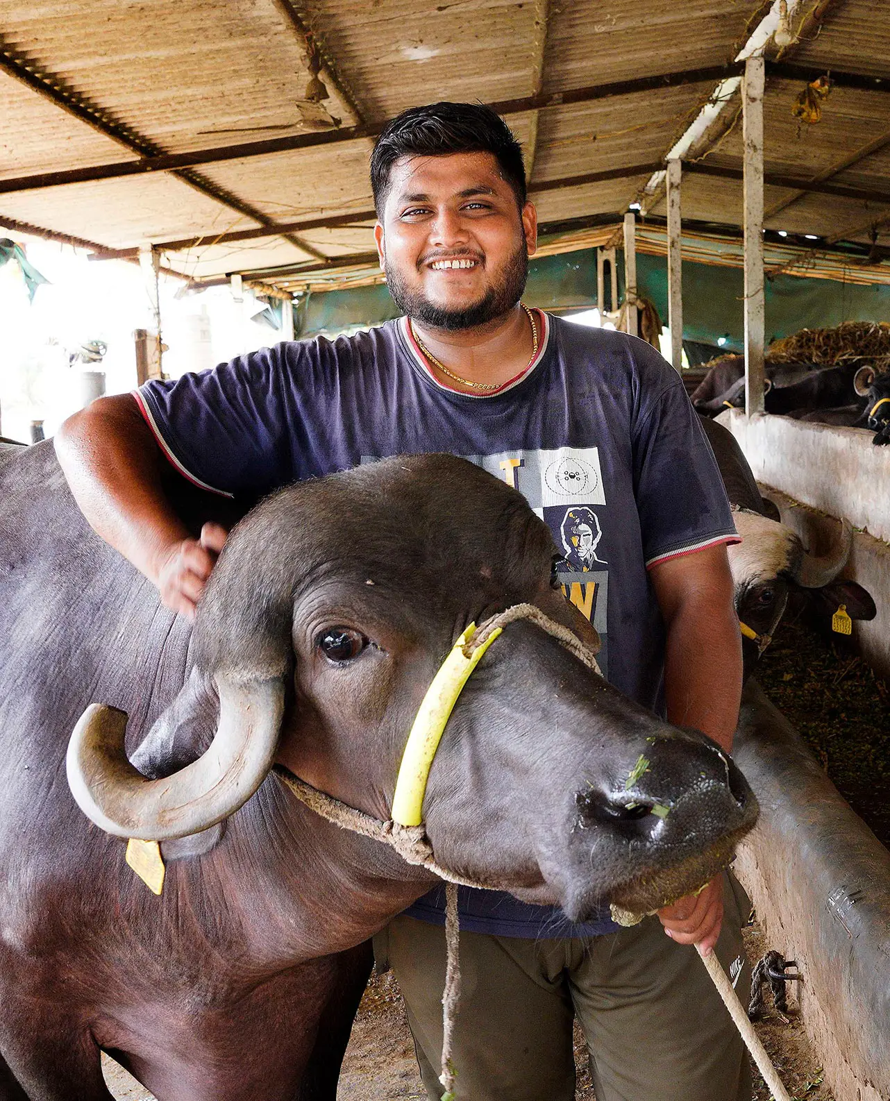 DCM Shriram Foundation Beneficiary of the Cattle Development Program in Bharuch